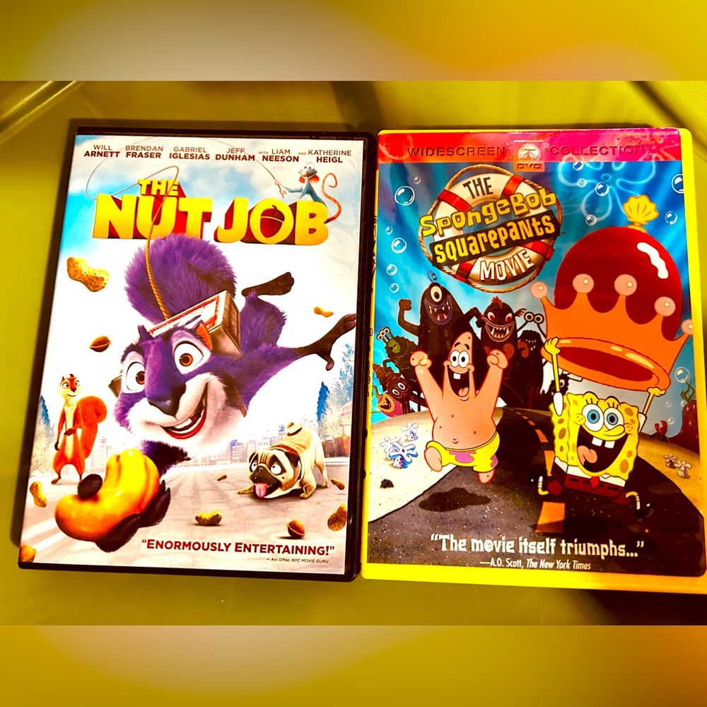 The Nut  Job & The SpongeBob SquarePants Movie       FINAL PIRCE DROP